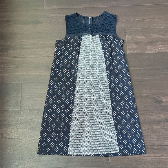 Xhilaration Navy and White Mini Dress - Picture 1 of 3